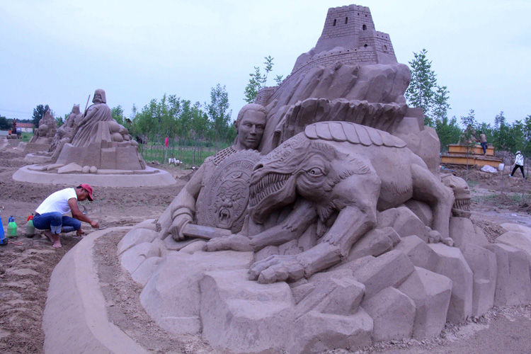 濱州雕塑，打造黃河三角洲最大的沙雕主題公園（組圖）