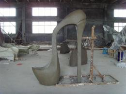 hj1717 玻璃鋼雕塑-美人之座 泥塑_青島國際服裝城不銹鋼雕塑、石雕、玻璃鋼雕塑_濱州宏景雕塑有限公司