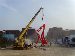 hj1728 不銹鋼雕塑—舞_青島國際服裝城不銹鋼雕塑、石雕、玻璃鋼雕塑_濱州宏景雕塑有限公司