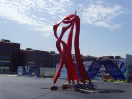 hj1731 不銹鋼雕塑—舞_青島國際服裝城不銹鋼雕塑、石雕、玻璃鋼雕塑_濱州宏景雕塑有限公司