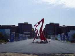 hj1735 不銹鋼雕塑—舞_青島國際服裝城不銹鋼雕塑、石雕、玻璃鋼雕塑_濱州宏景雕塑有限公司