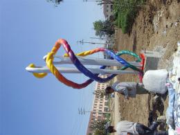 hj1740 不銹鋼雕塑-針線之魅_青島國際服裝城不銹鋼雕塑、石雕、玻璃鋼雕塑_濱州宏景雕塑有限公司